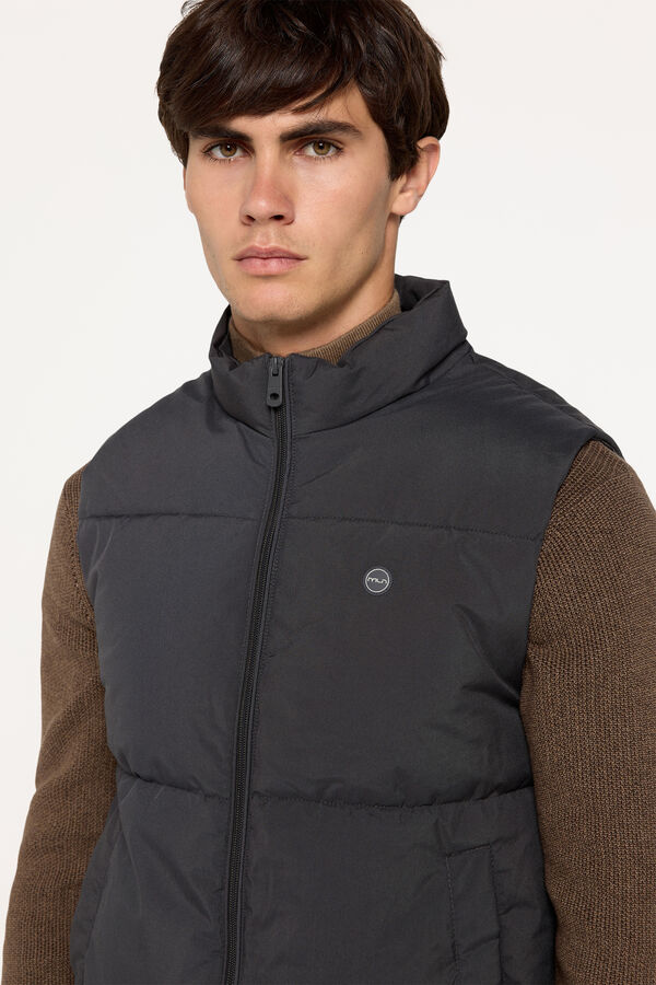 Milano Chaleco Acolchado Gris Claro