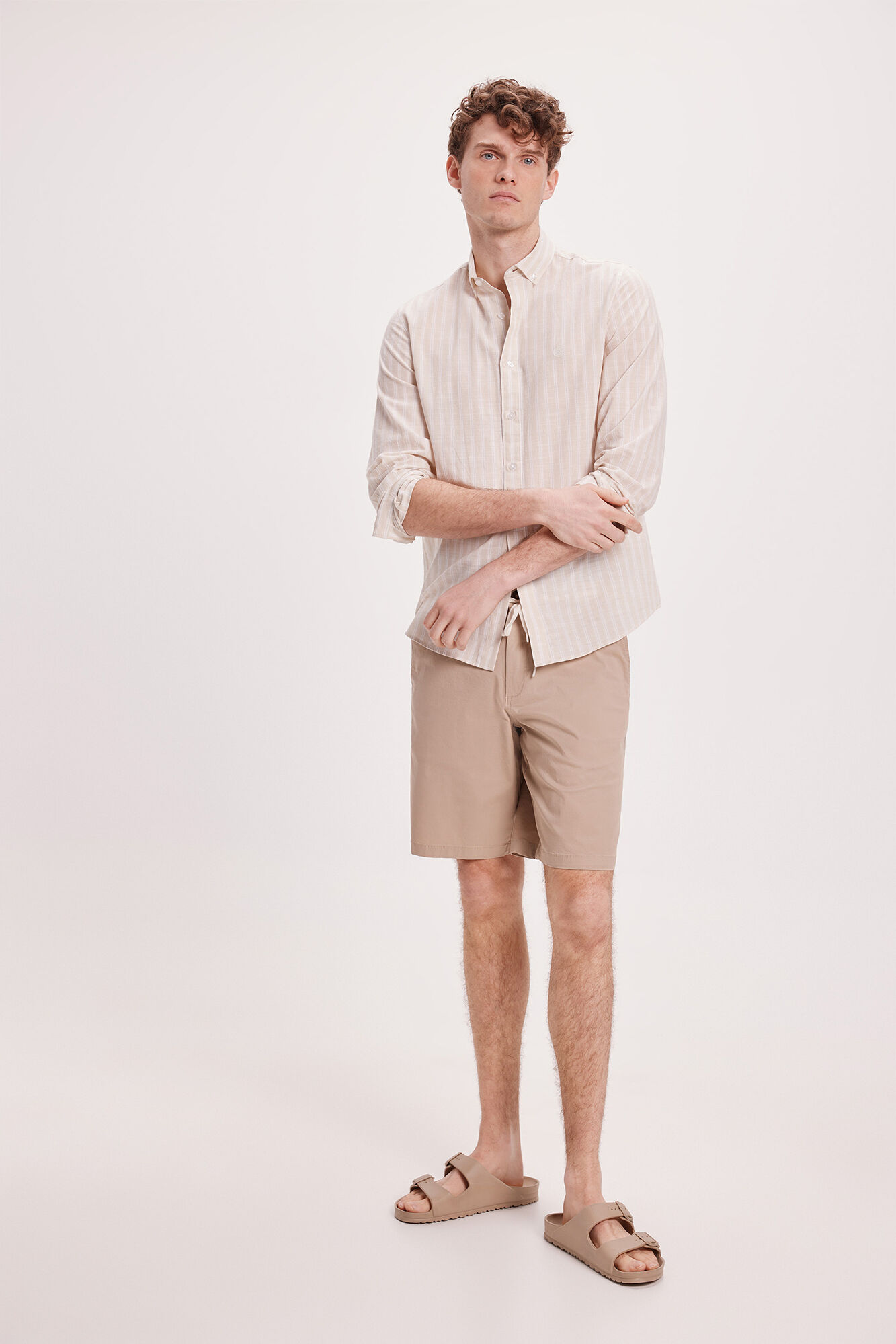 Springfield Camisa listrada Oxford FPS