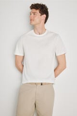 Milano T-shirt b&aacute;sica Branco