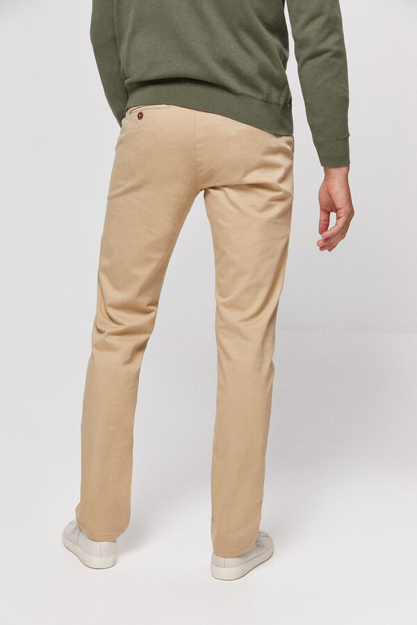 Fifty Outlet Pantalón Chino PdH Beige