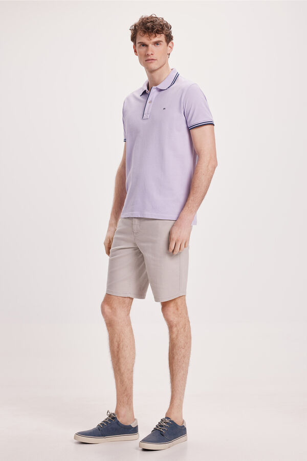 Milano Polo Tips P&uacute;rpura