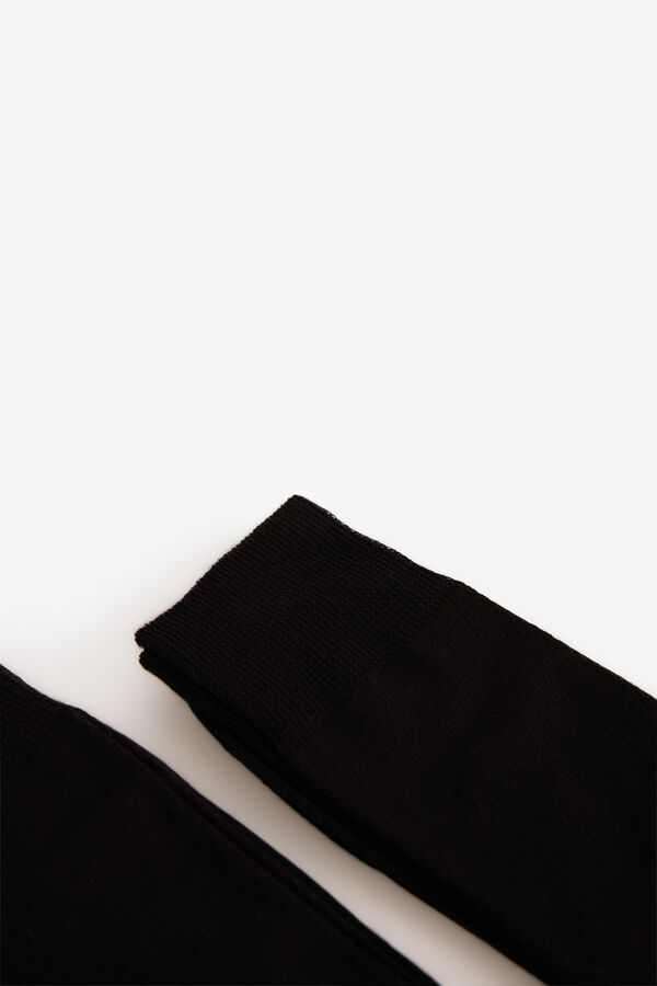 Milano Calcetines Estructura Negro