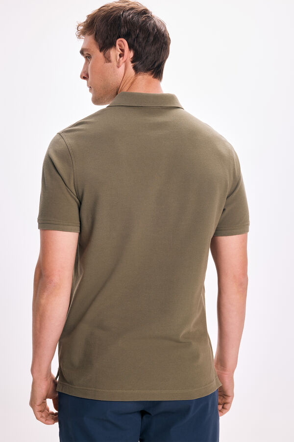 Pedro del Hierro Polo B&aacute;sico PDH C&aacute;qui escuro