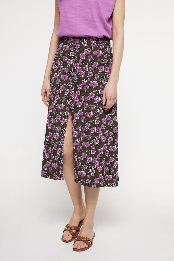 Fifty Outlet Lotus skirt natural