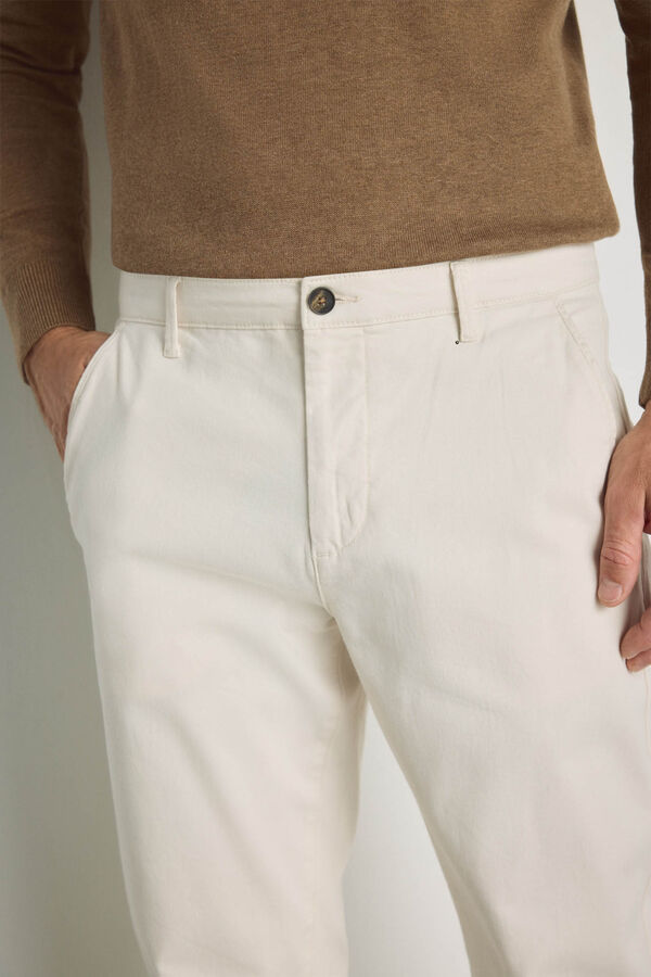 Milano Cal&ccedil;as chino slim fit Bege