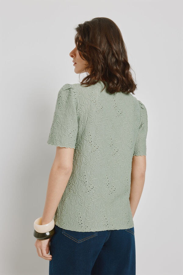 Milano T-shirt estampada de manga curta C&aacute;qui