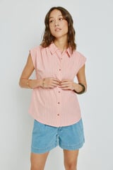 Milano Blusa de riscas Rosa