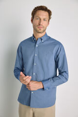 Pedro del Hierro Camisa lisa manga larga Navy
