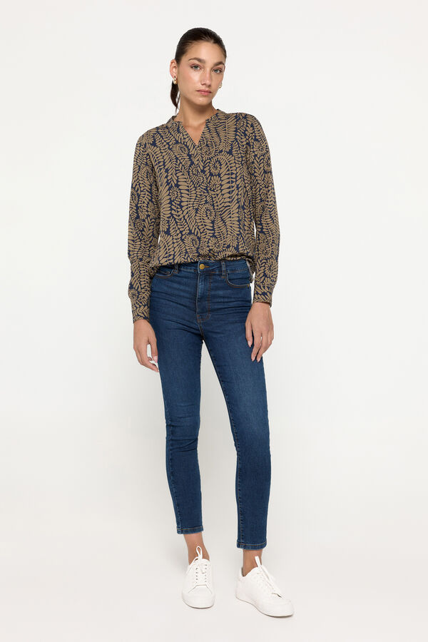 Milano Cal&ccedil;a denim skinny Azul