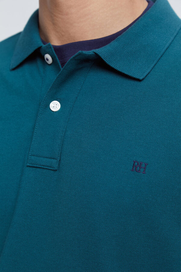 Pedro del Hierro Polo b&aacute;sico PdH Verde