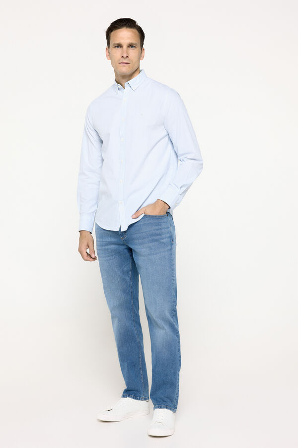 Milano Pantal&oacute;n Denim Comfort Azul Claro