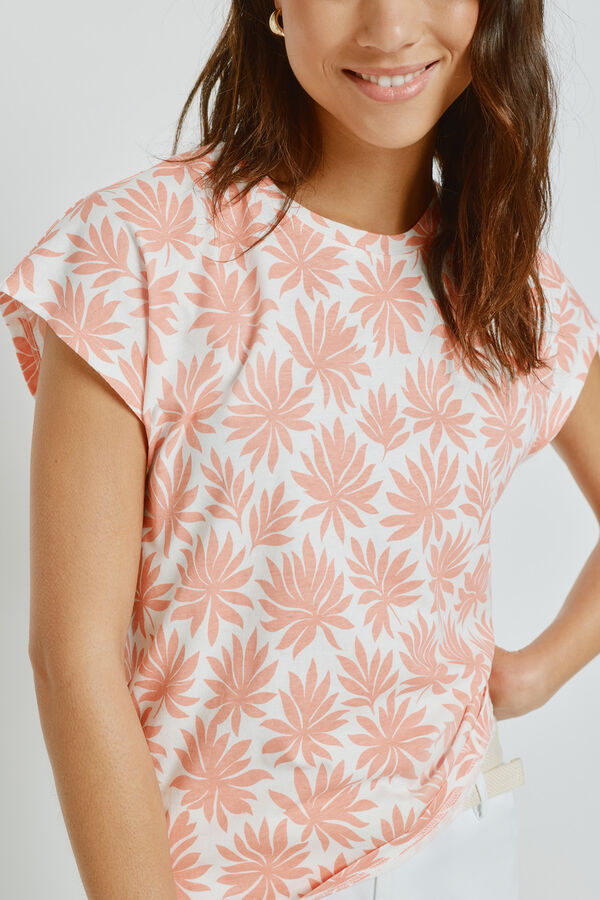 Milano Camiseta estampada manga corta natural