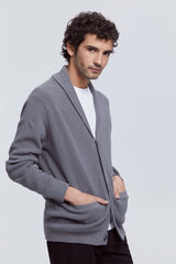 Milano Cardigan botões Cinza medio