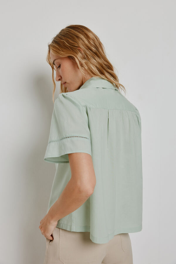 Milano Blusa de manga curta Azul