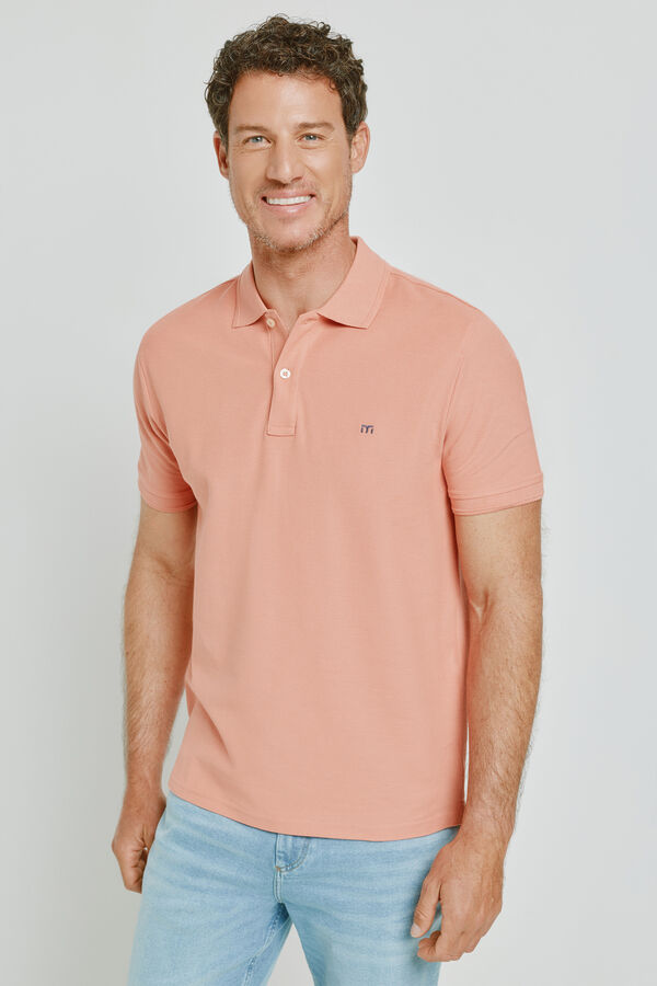 Milano Polo manga curta Coral
