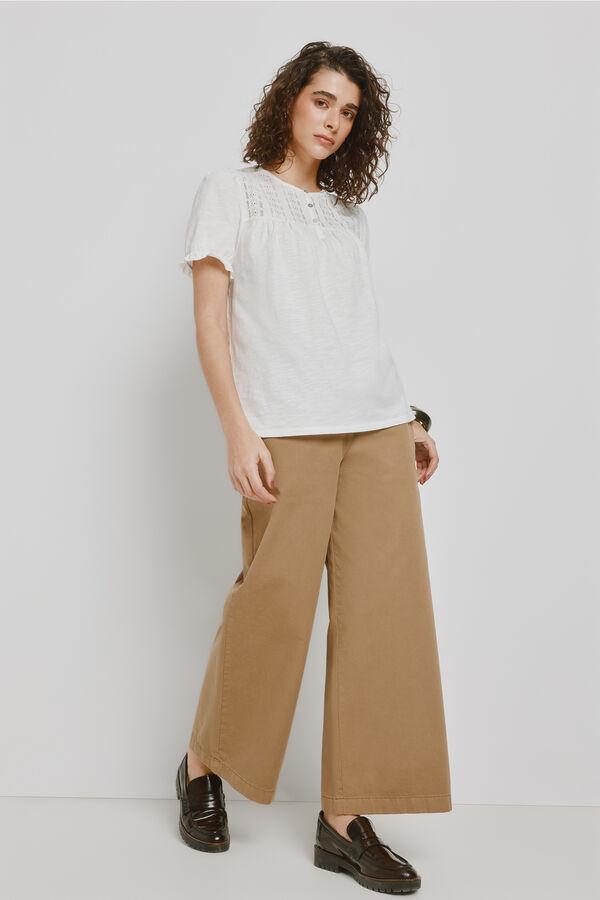 Milano T-shirt de manga curta Branco