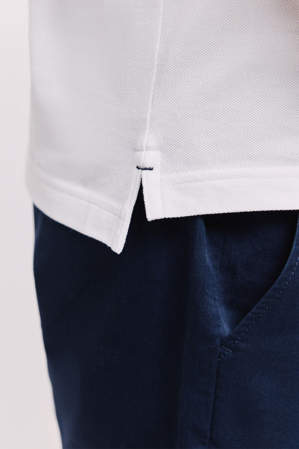 Pedro del Hierro Polo manga curta Branco