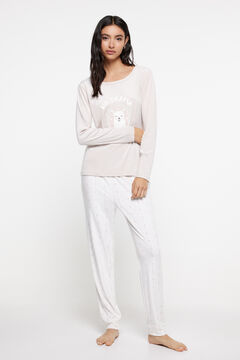 Fifty Outlet Pijama comprido de velour chama Turquesa