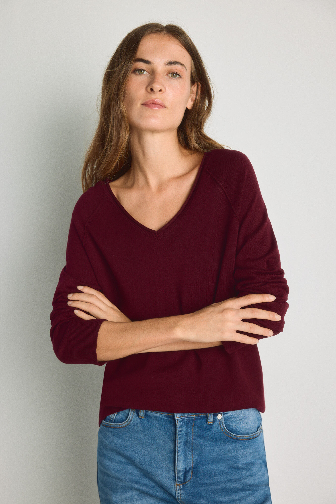 Milano Camisola gola em bico