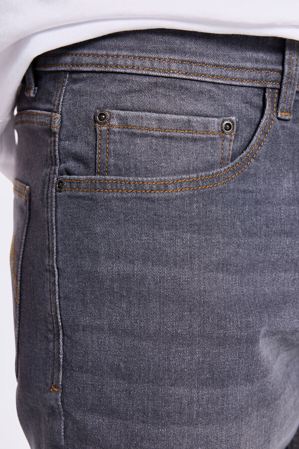 Milano Pantalón Denim Comfort Gris