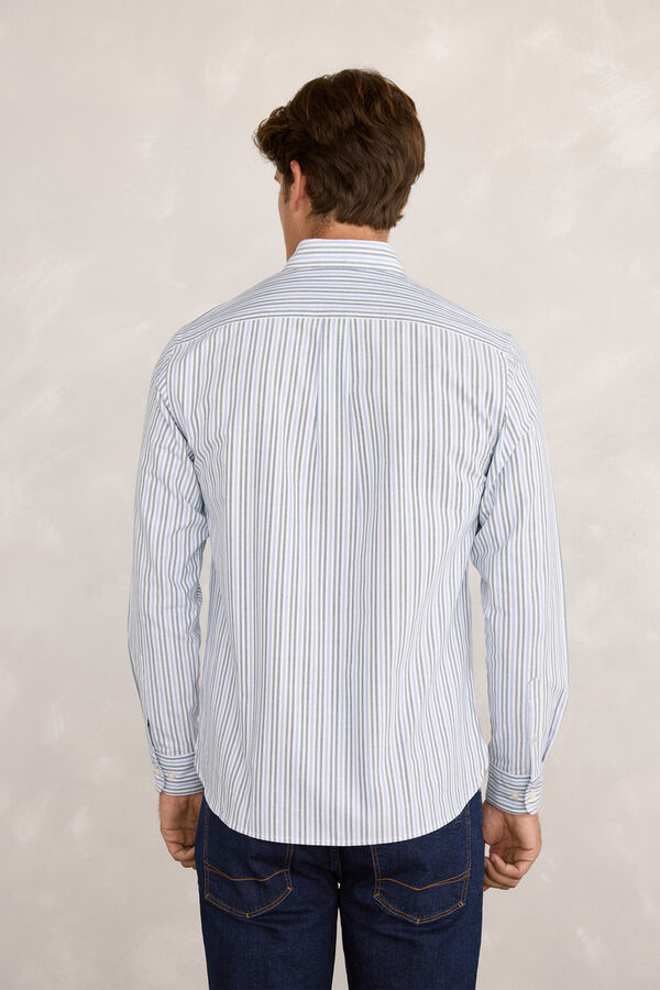 Pedro del Hierro Camisa Sport Rayas Botella
