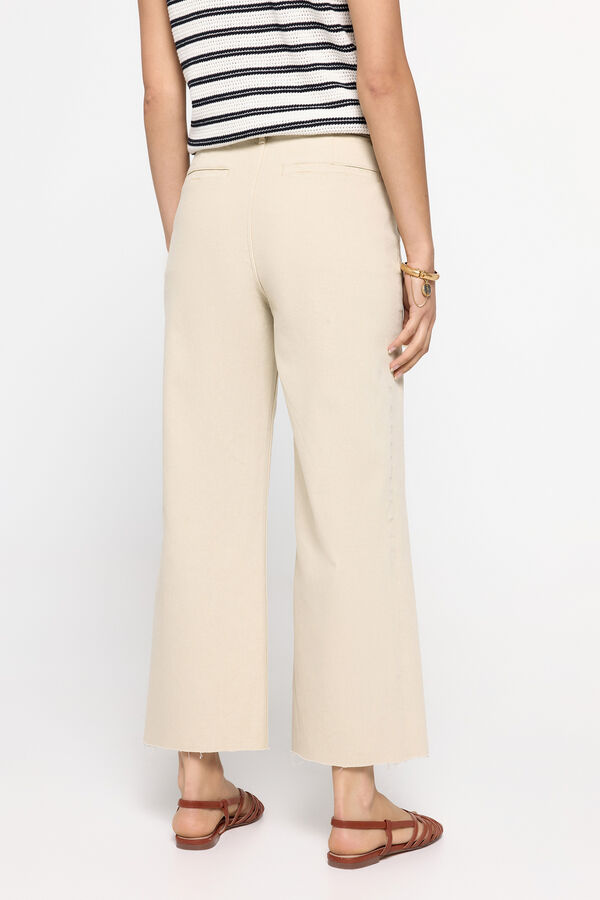 Fifty Outlet Pantalón culotte Beige