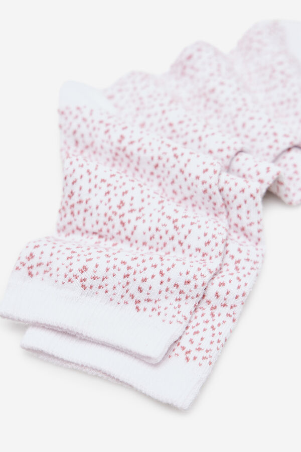 Milano Calcetines dibujo Blanco