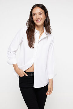 Fifty Outlet Camisa Oversize Branco
