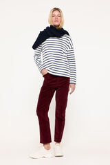 Milano Camiseta heavy cotton rayas Negro