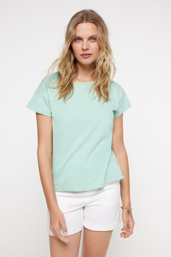 Fifty Outlet T-shirt básica Verde