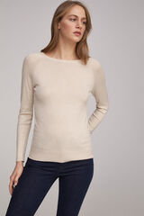 Fifty Outlet Jersey básico barco Beige