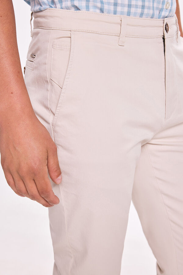 Pedro del Hierro Cal&ccedil;a Chino Pedro Del Hierro Bege