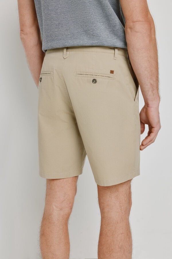 Milano Bermuda estampada Beige