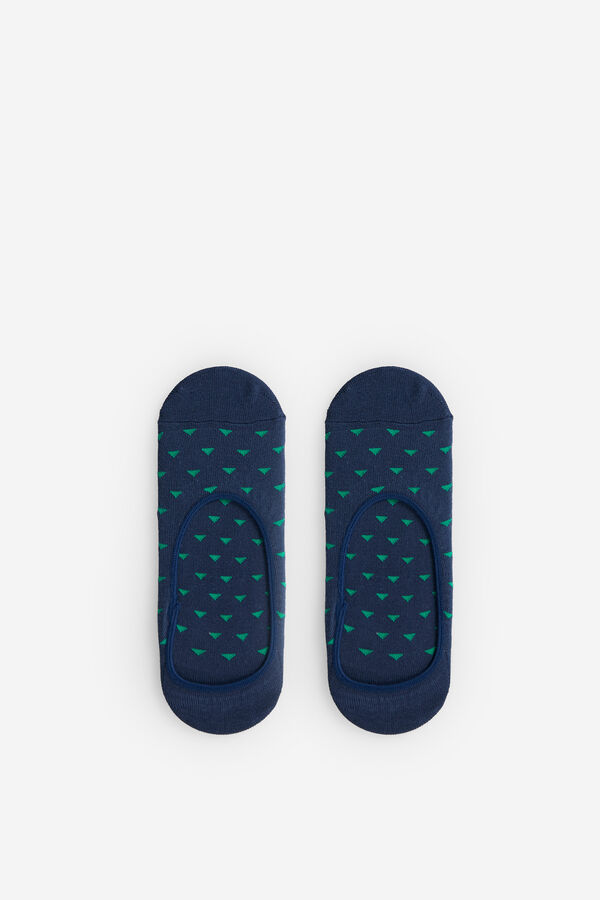 Fifty Outlet Calcetines pinkies triángulos Navy