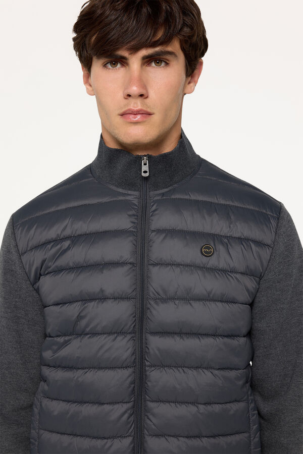 Milano Jaqueta de malha acolchoada Preto