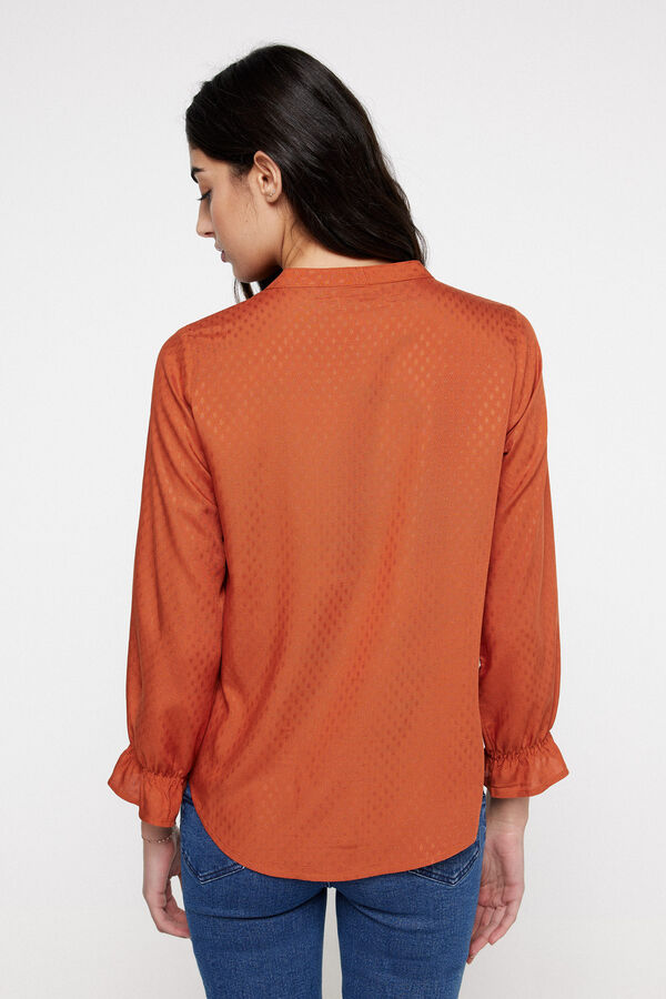 Fifty Outlet Blusa lisa doby Rojo/Coral