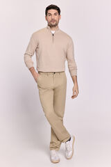 Milano Pantalón chino regular fit Beige