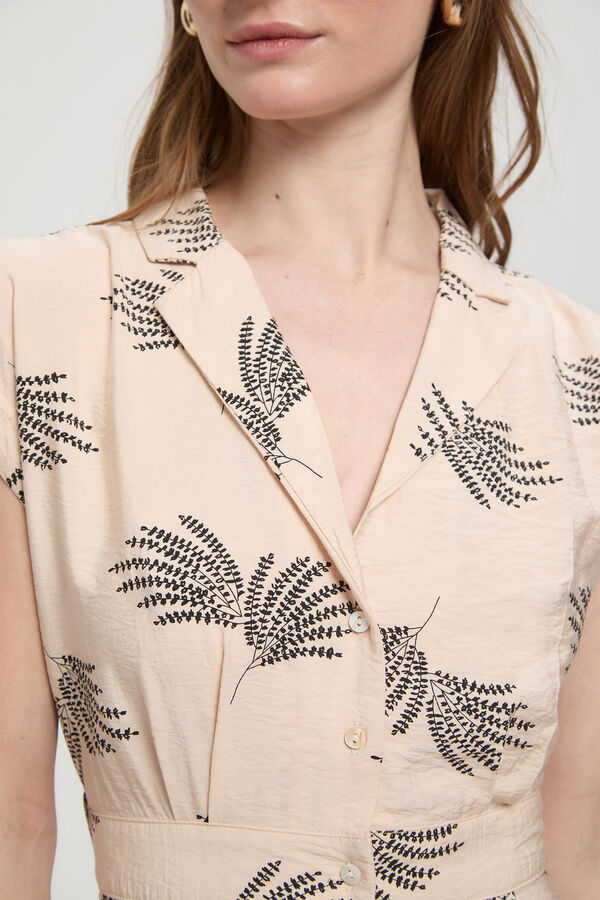 Milano Vestido camisero natural