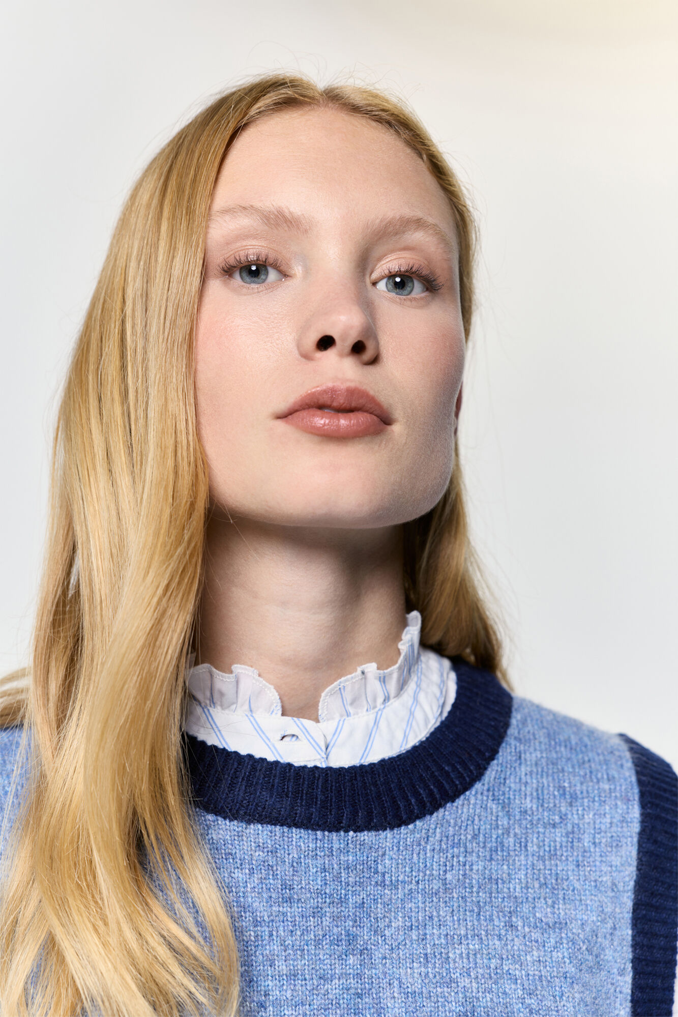 Milano Chaleco de punto detalles a contraste