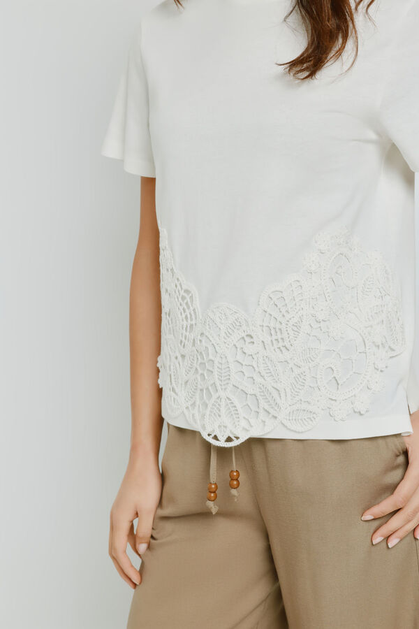 Milano T-shirt de manga curta Branco