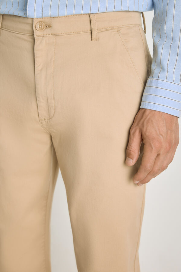 Springfield Pantal&oacute;n chino regular fit Beige