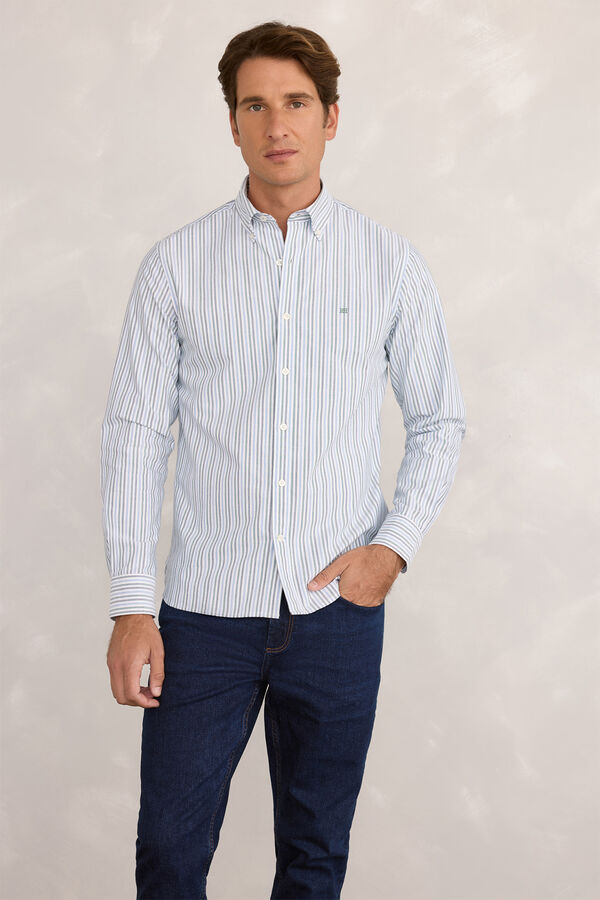 Pedro del Hierro Camisa Sport Rayas Botella