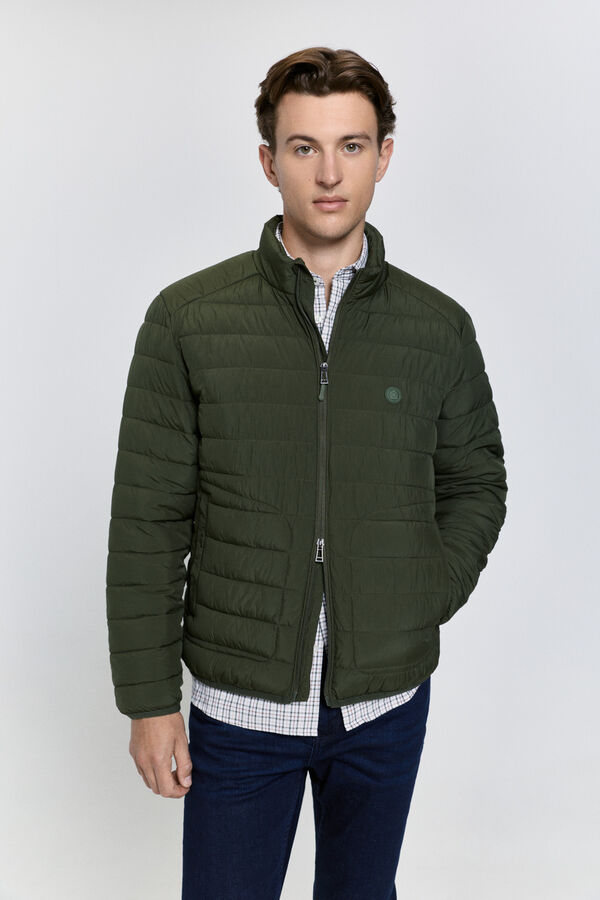 Cortefiel Chaqueta acolchada ultralight Kaki