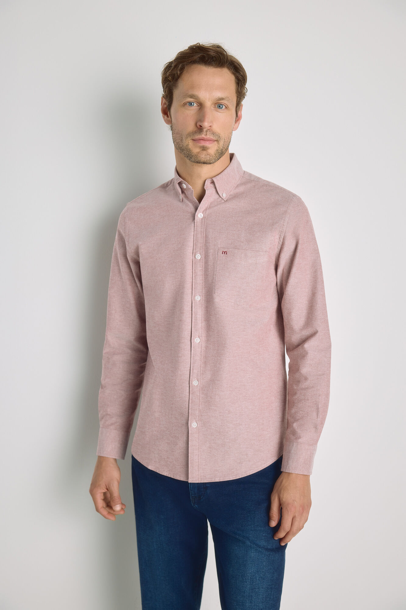 Milano Camisa lisa manga larga