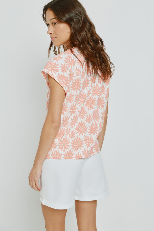 Milano Camiseta estampada manga corta natural