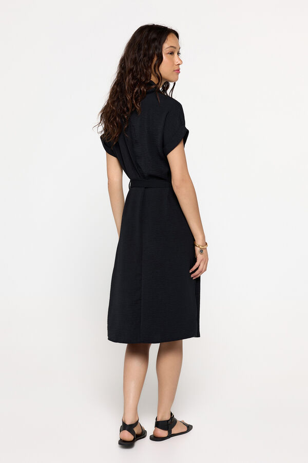 Fifty Outlet Vestido camisero Negro