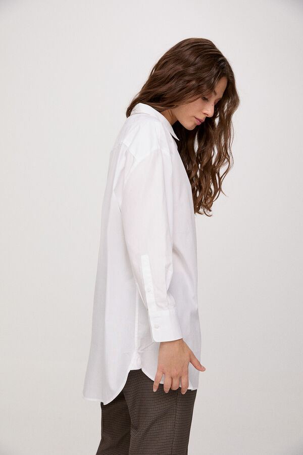 Fifty Outlet Camisa Oversize Branco