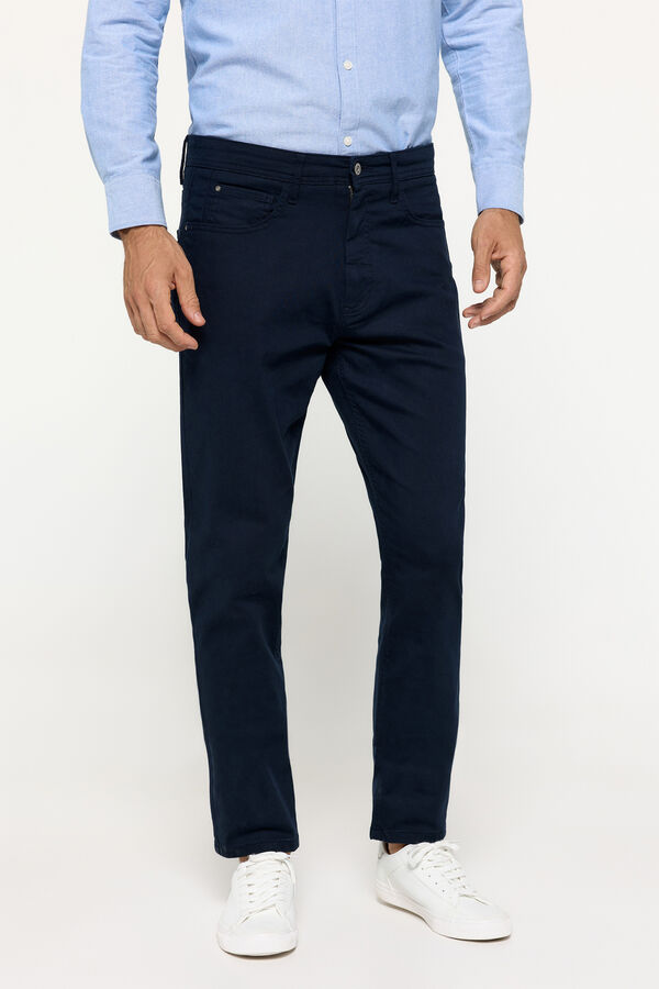 Milano Calças com 5 bolsos Marinho