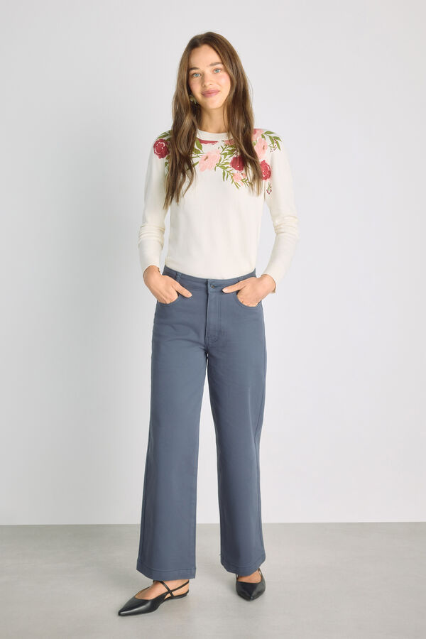Milano Pantal&oacute;n ancho Navy