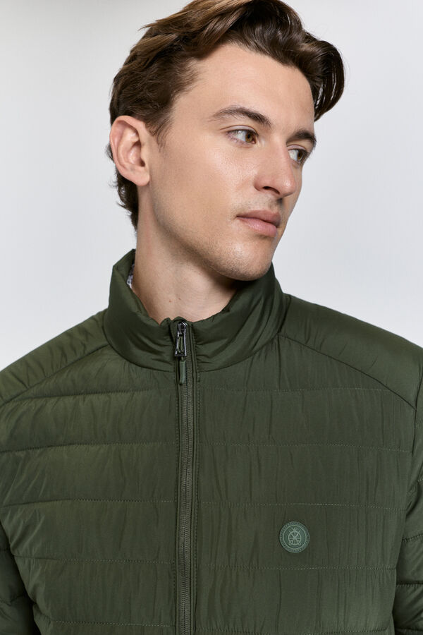 Cortefiel Chaqueta acolchada ultralight Kaki